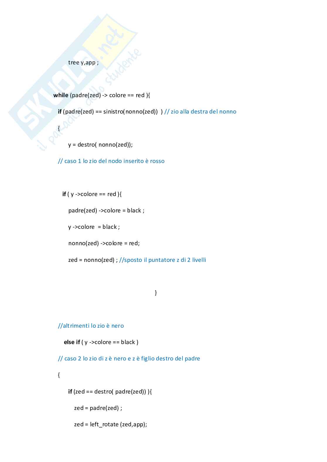 Tesina di Algoritmi e strutture dati Pag. 21