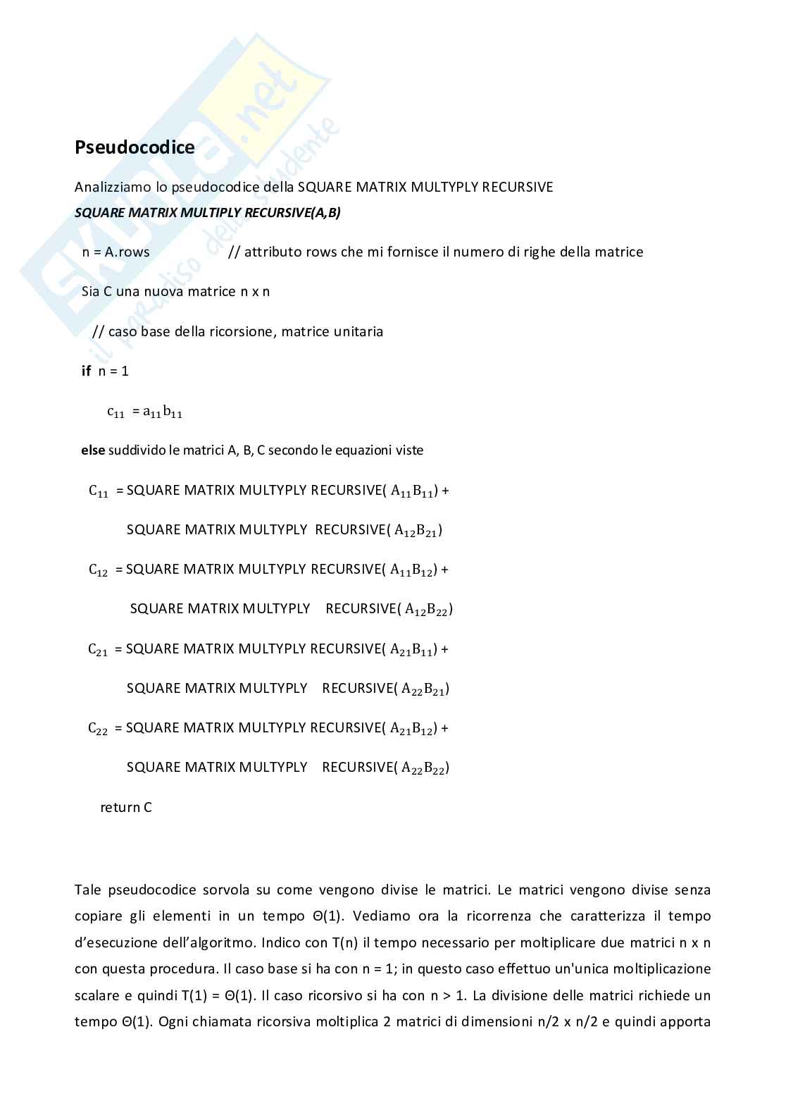 Tesina di Algoritmi e strutture dati Pag. 36