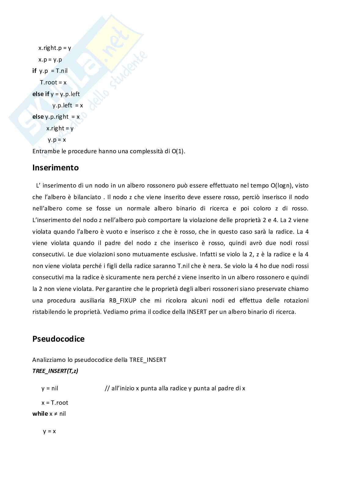 Tesina di Algoritmi e strutture dati Pag. 6