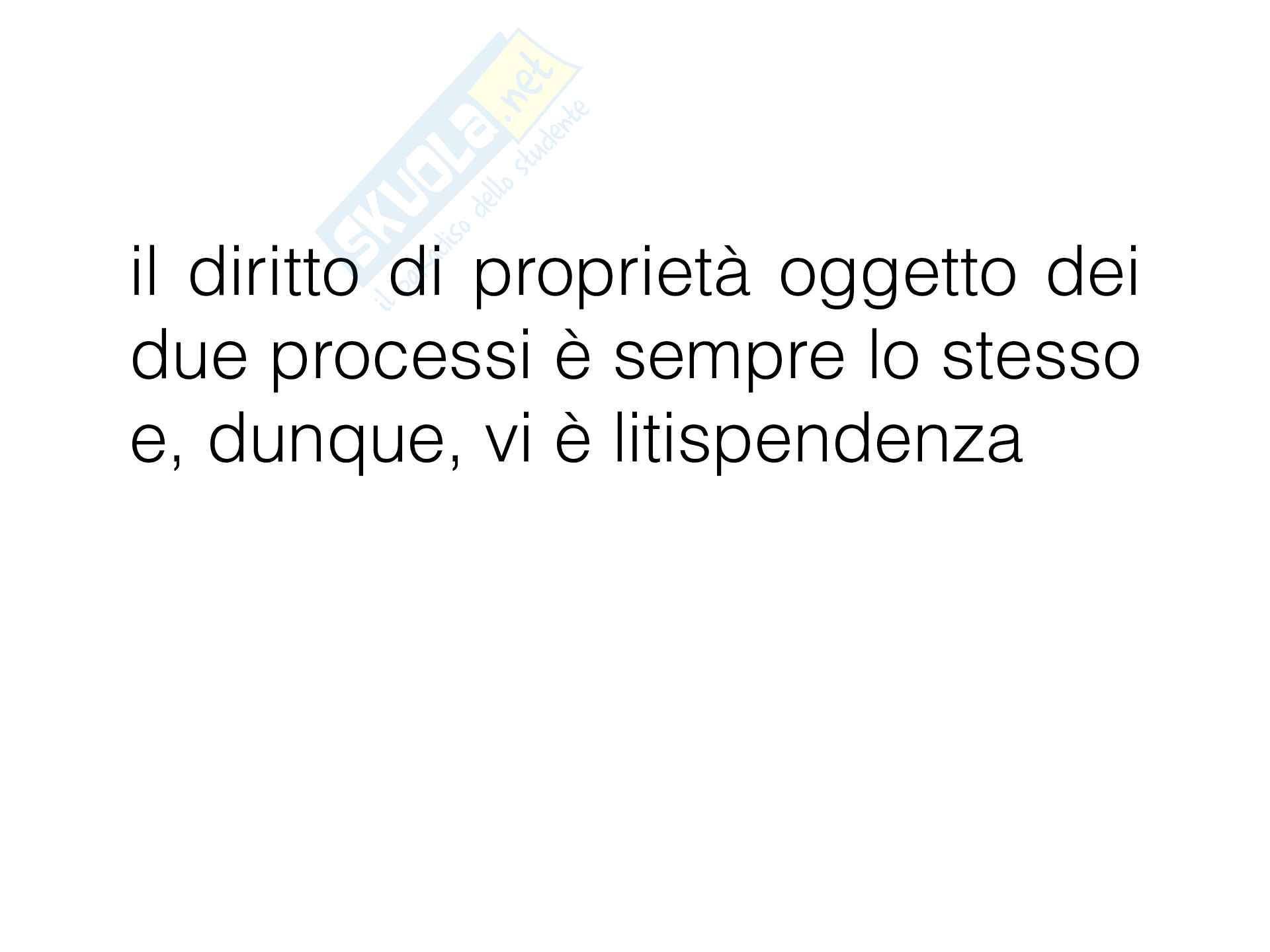 Istituto processuale della litispendenza  Pag. 46