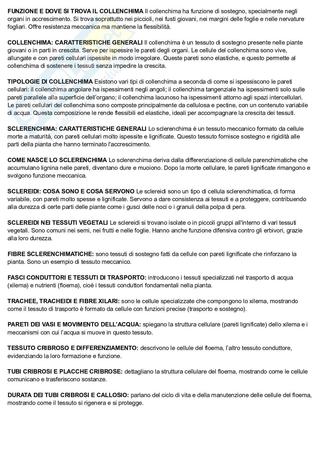 Appunti per Botanica applicata all'architettura Pag. 6