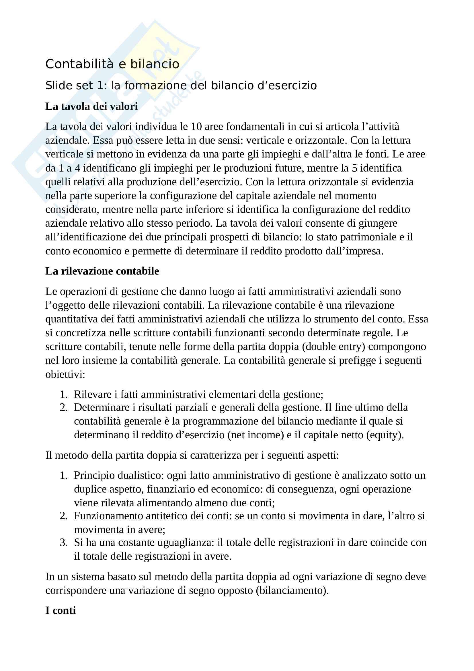 Appunti Di Contabilità E Bilancio Pdf