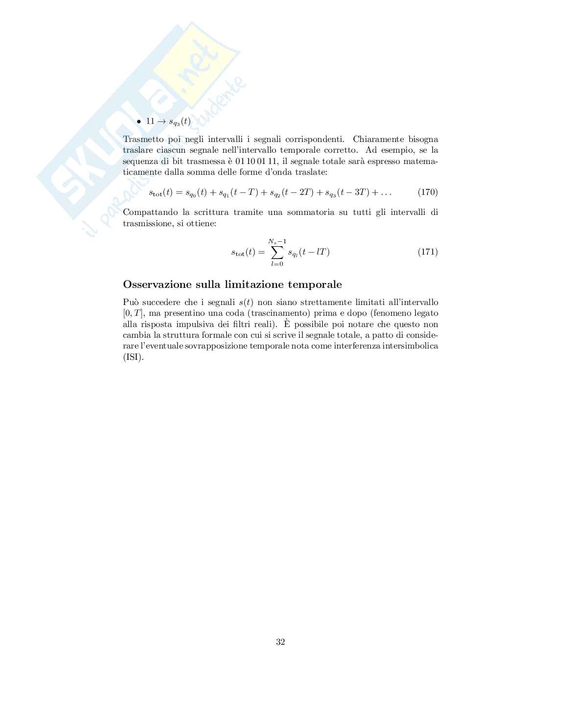 Trasmissione dei segnali digitali - Segnalazione e ricevitori su canale coerente e non coerente Pag. 2