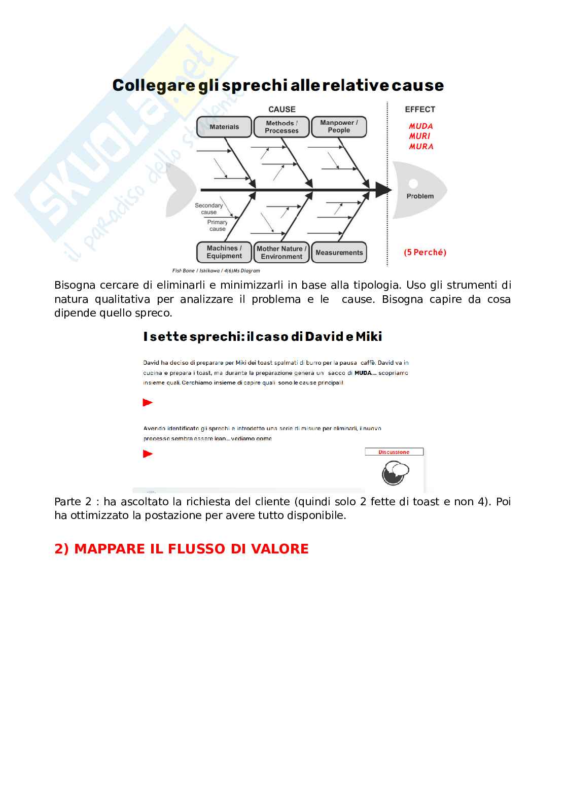 Appunti seconda parte Gestione delle operations  Pag. 6