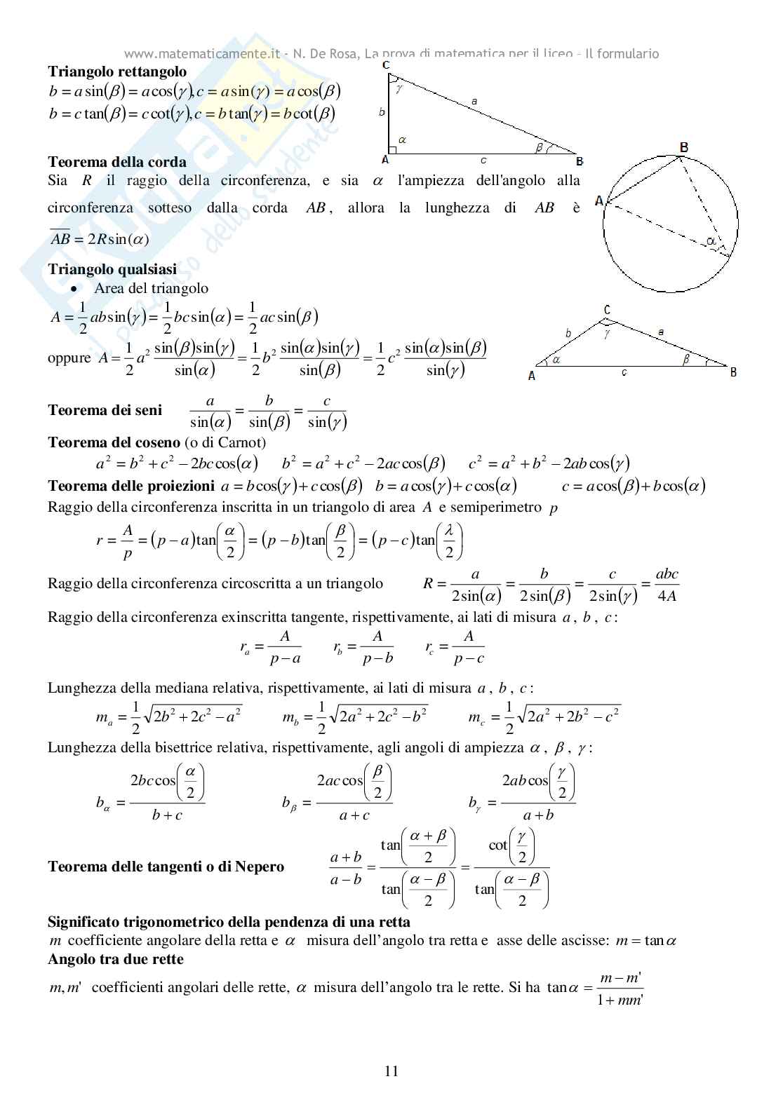 Formulario completo per la maturità Pag. 11