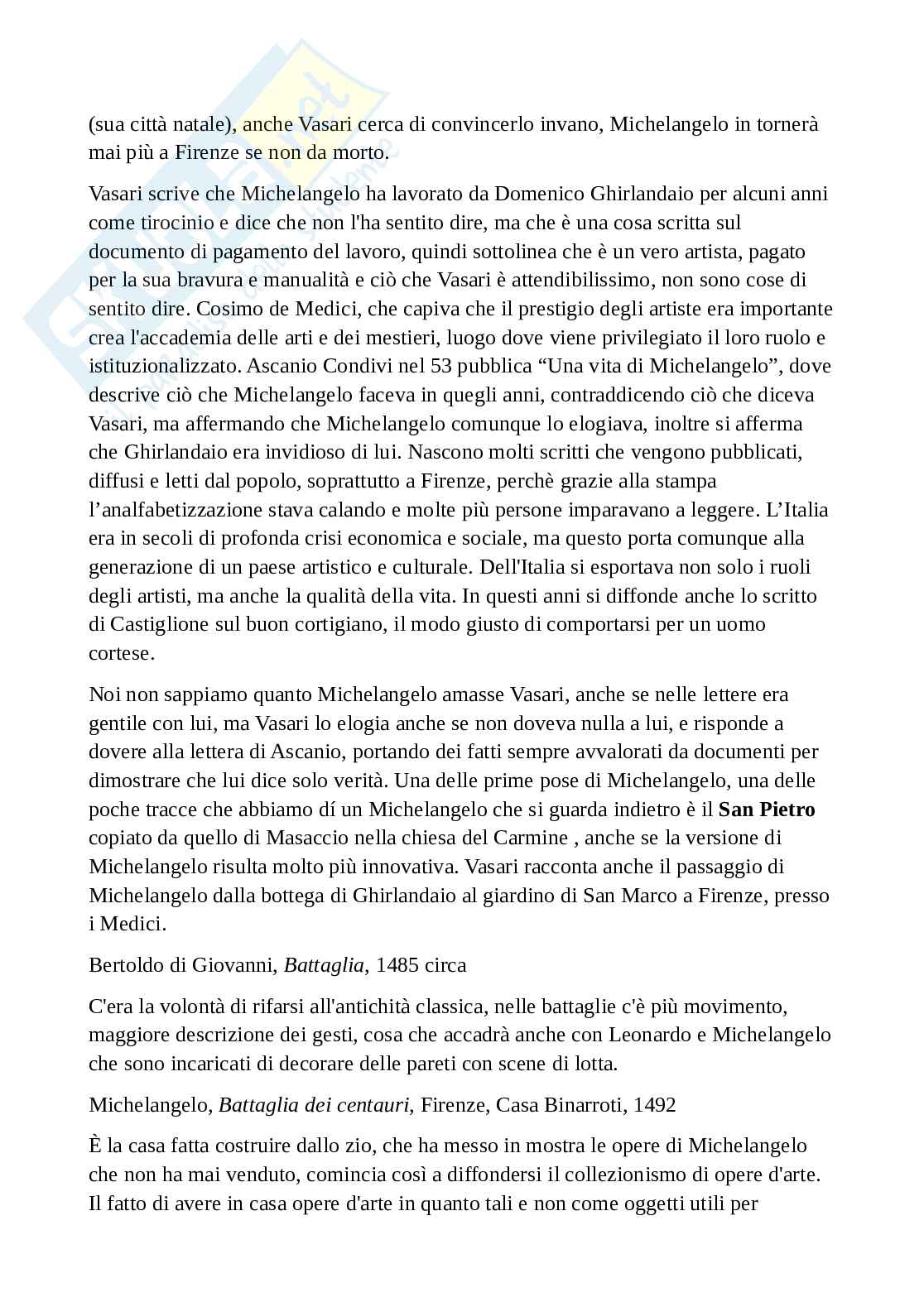 Appunti del corso di Scultura in età moderna Pag. 2