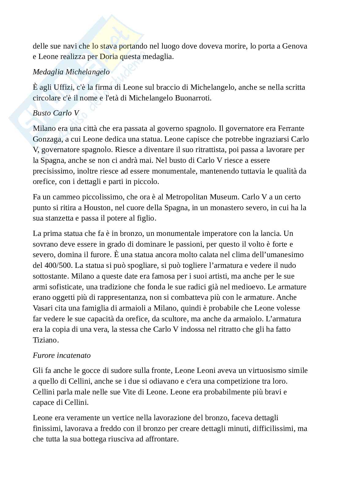 Appunti del corso di Scultura in età moderna Pag. 26