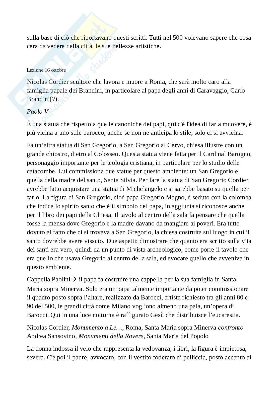 Appunti del corso di Scultura in età moderna Pag. 31