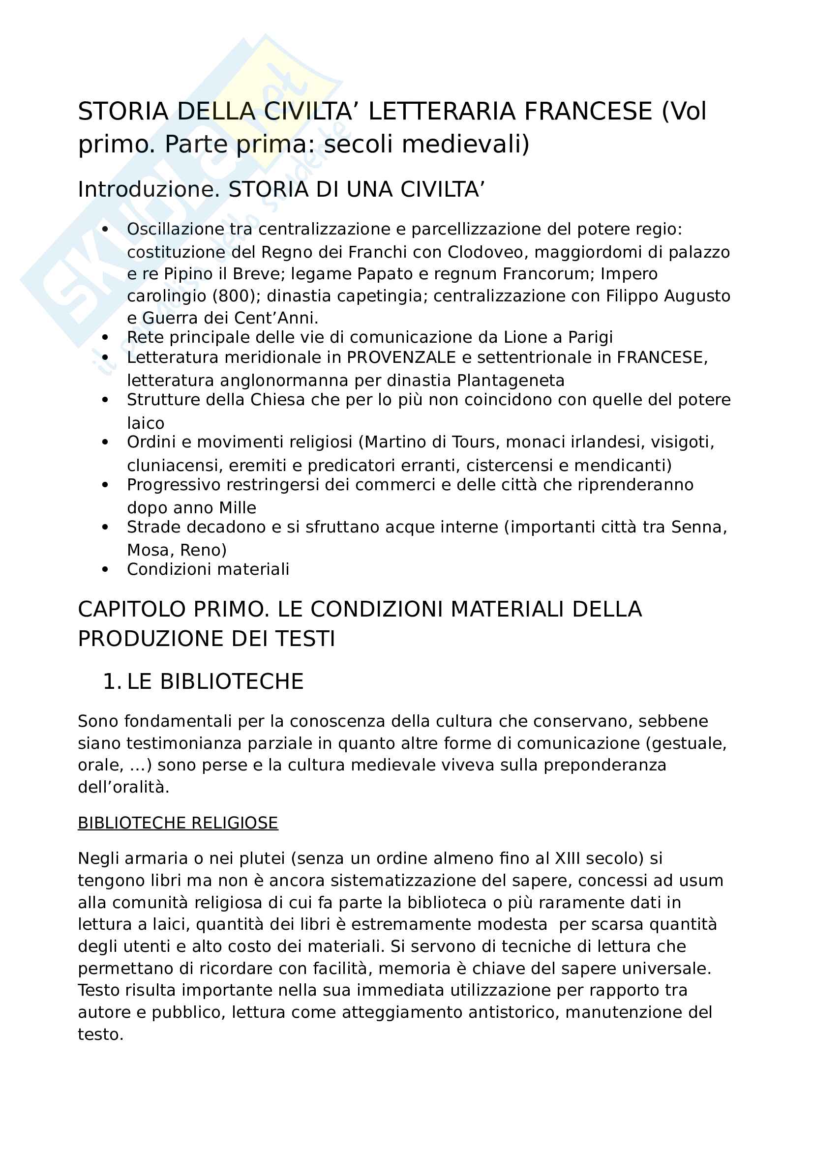 Filologia romanza Pag. 1