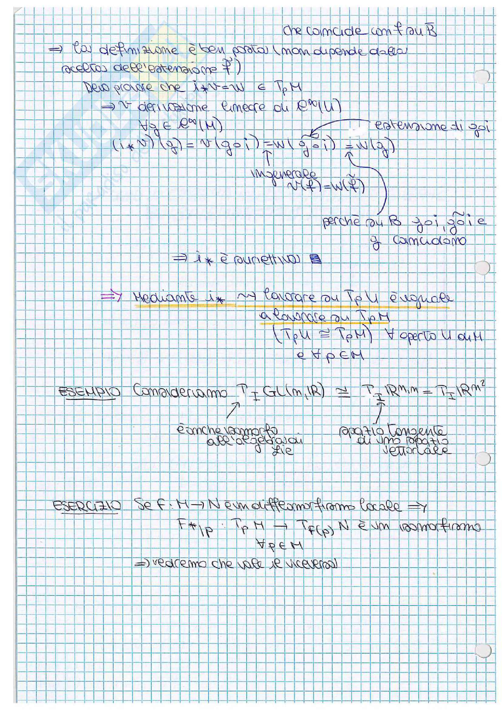 Istituzioni di Geometria - appunti ed esercitazioni Pag. 36