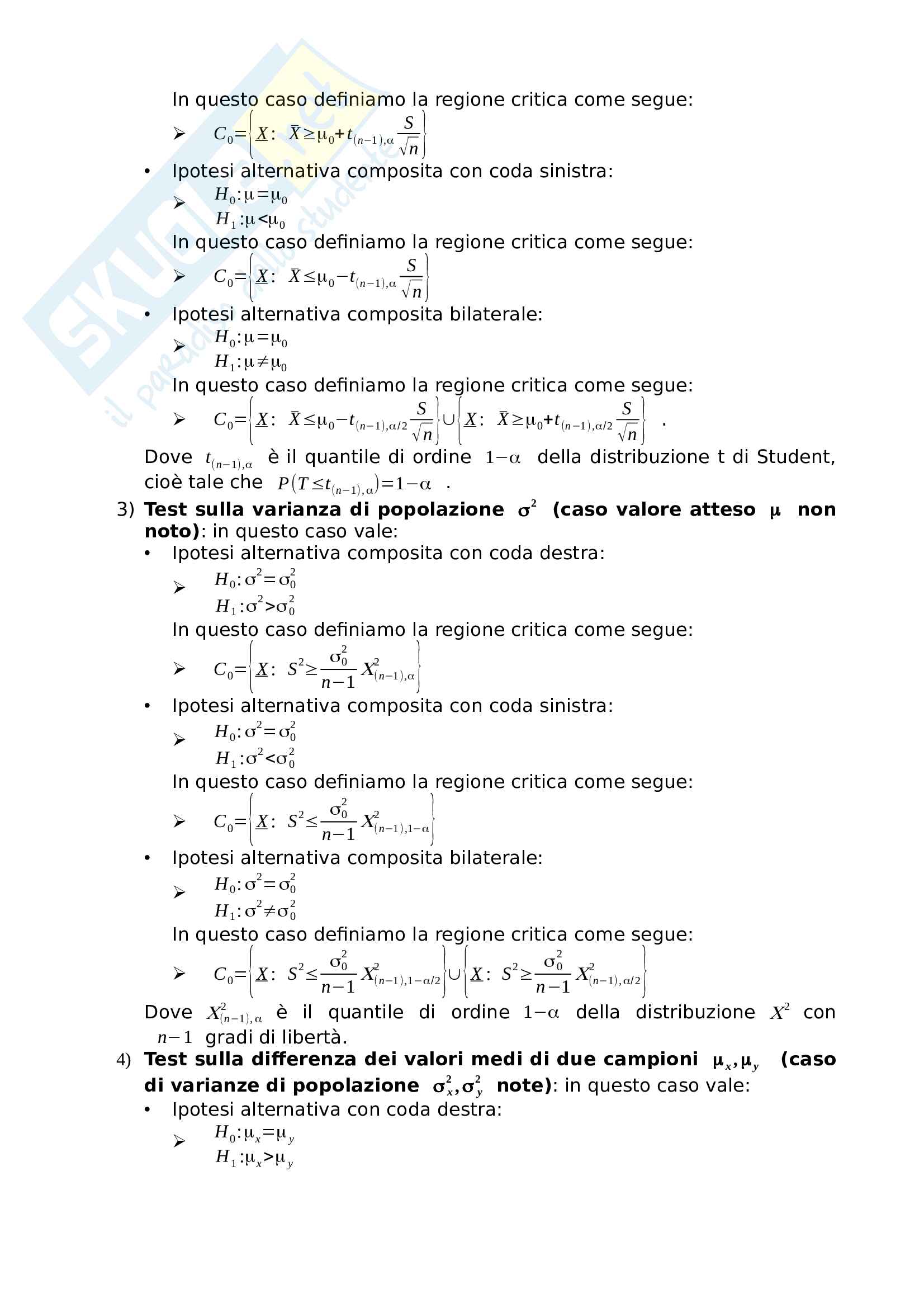 Statistica Avanzata - Appunti Pag. 26
