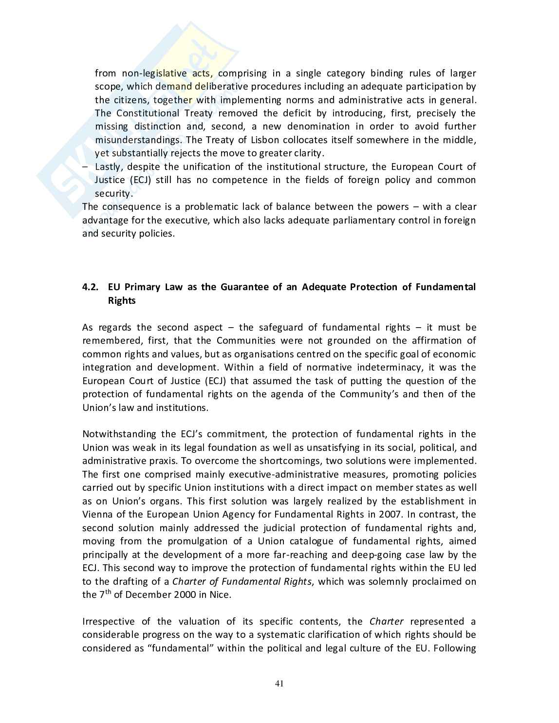 Principles of Constitutional Law - Modulo I Pag. 41
