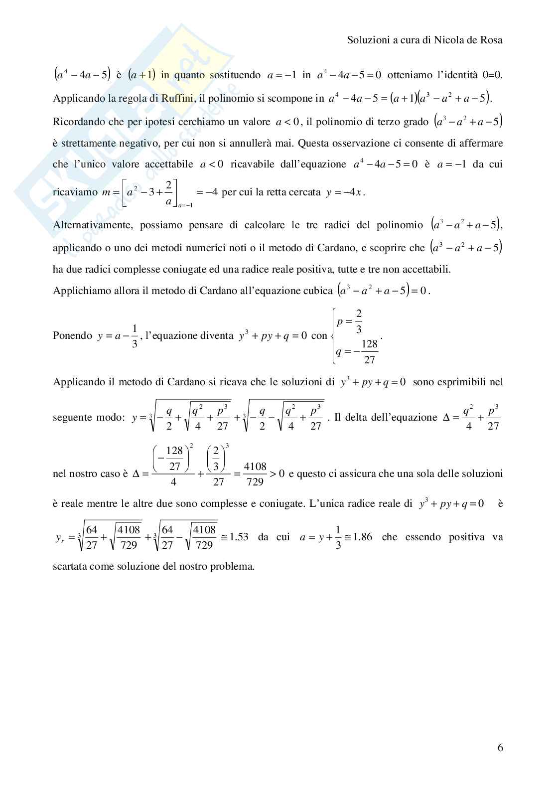 2005 - Sessione suppletiva - scuole italiane all'estero, emisfero australe Pag. 6