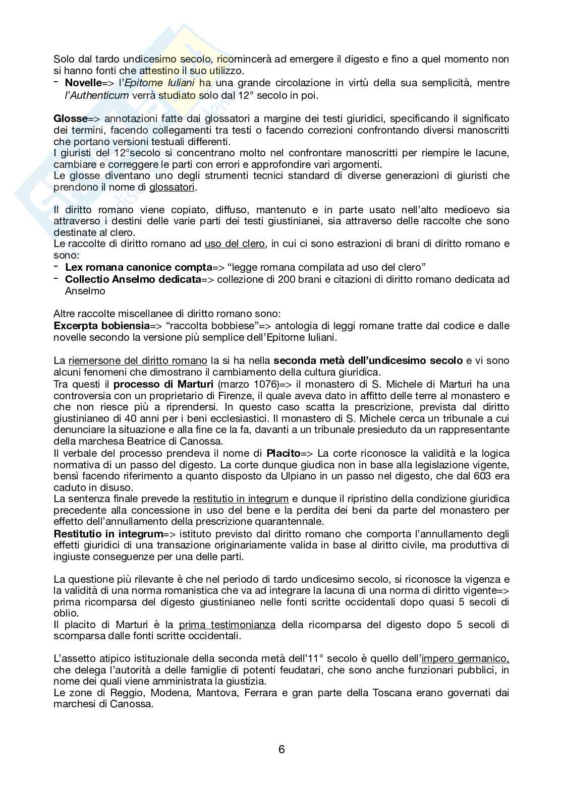 Storia del diritto europeo  Pag. 6