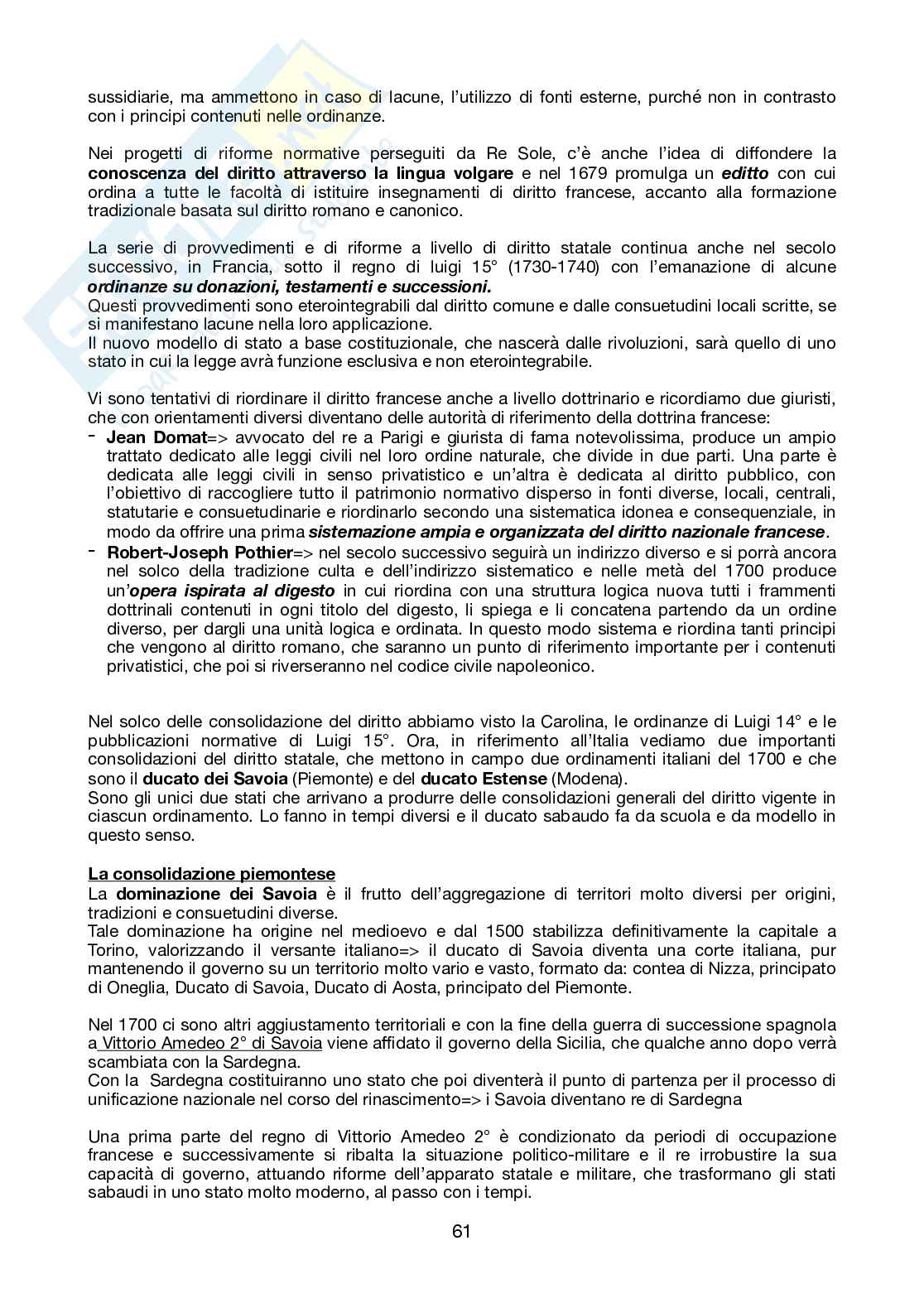 Storia del diritto europeo  Pag. 61