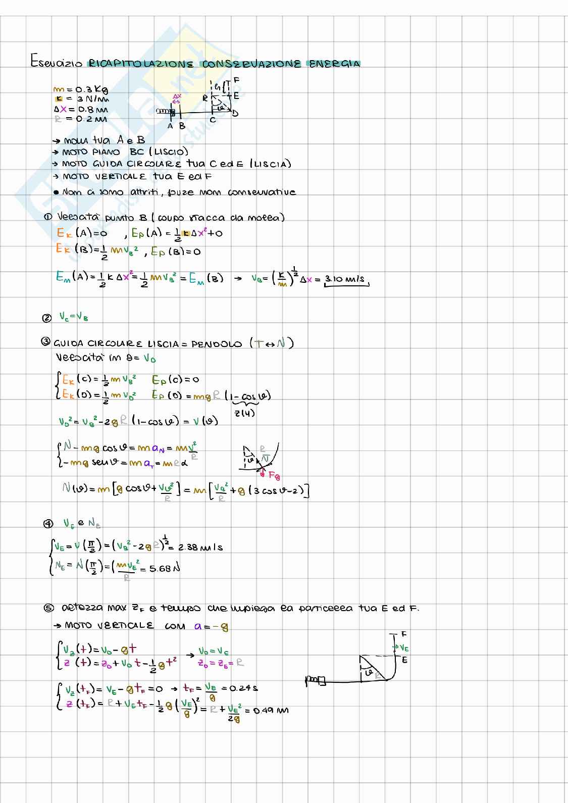 Riassunto esame Fisica, Prof. Rigolin Stefano, libro consigliato Fisica meccanica -Termodinamica, Mazzoldi, Nigro, Voci Pag. 6