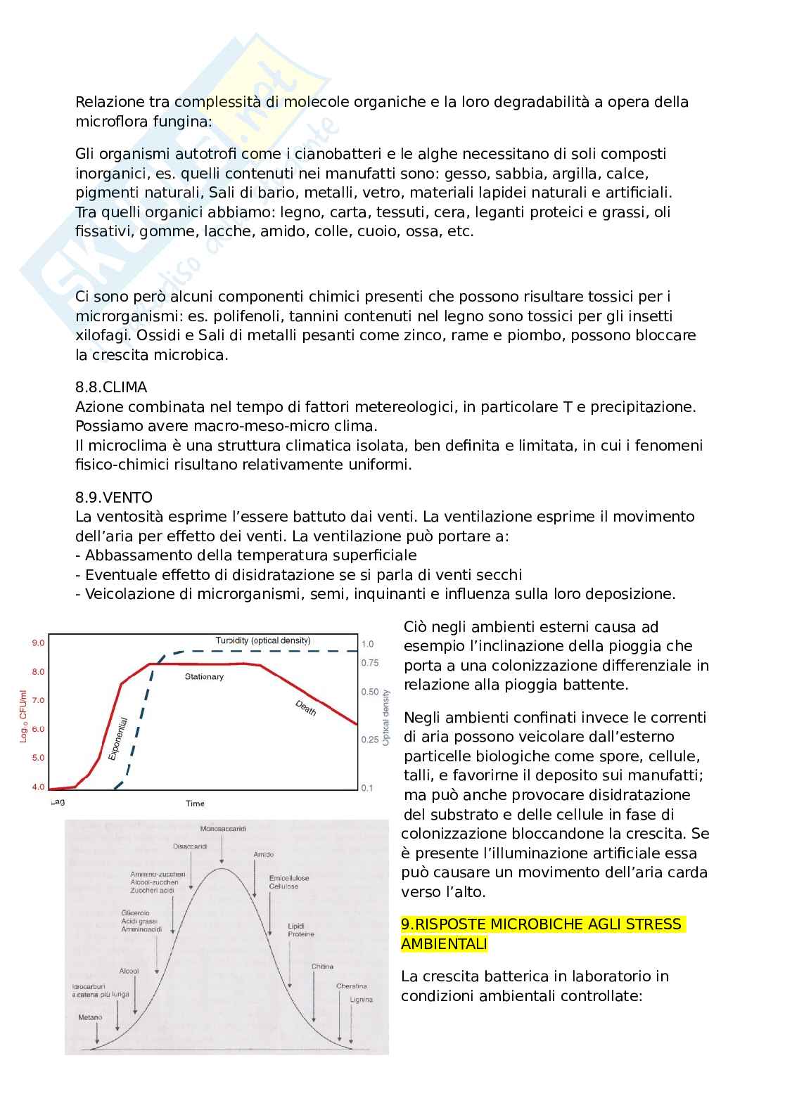 Microbiologia applicata ai beni culturali  Pag. 21