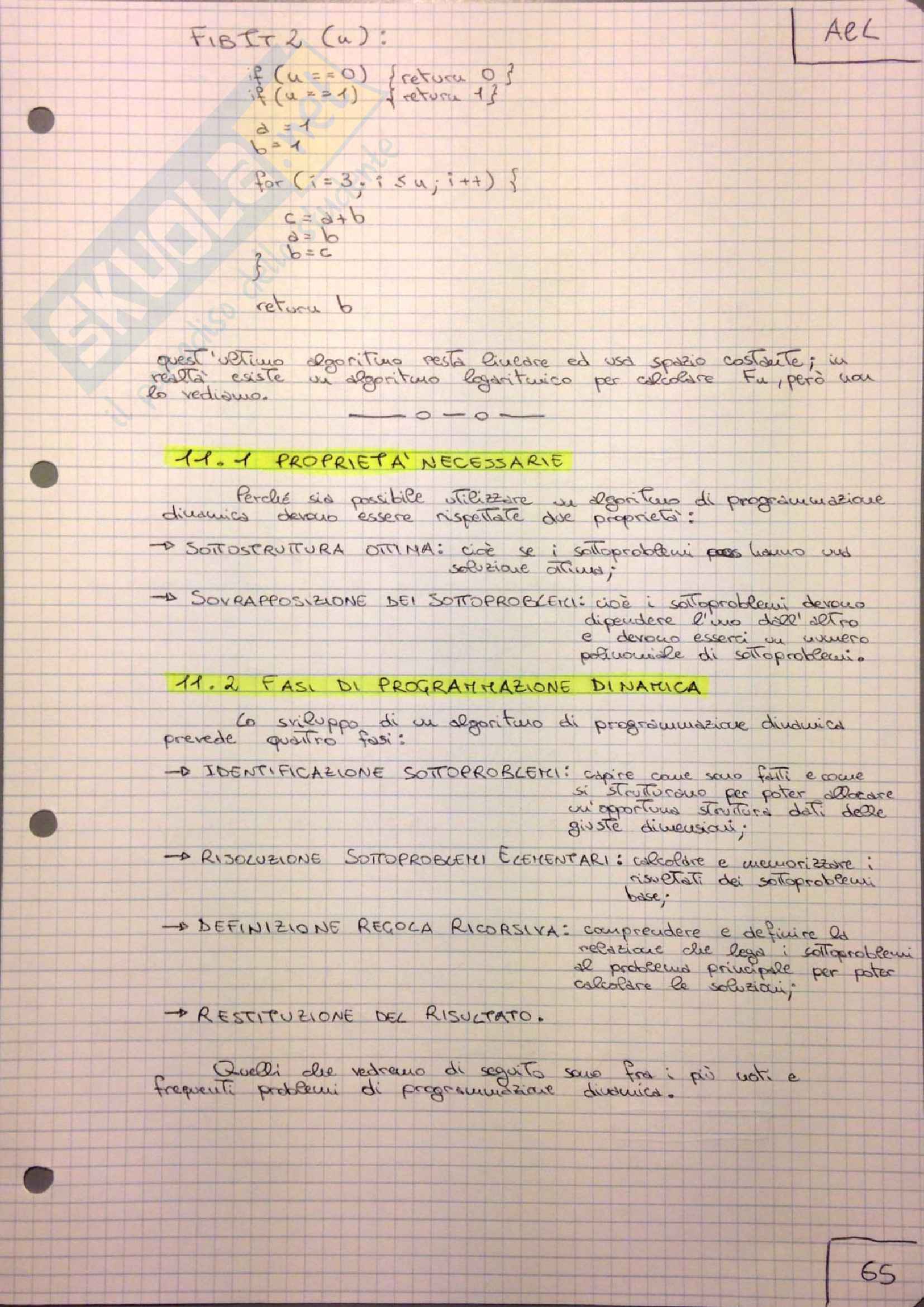 Algoritmica e laboratorio - Appunti Pag. 66