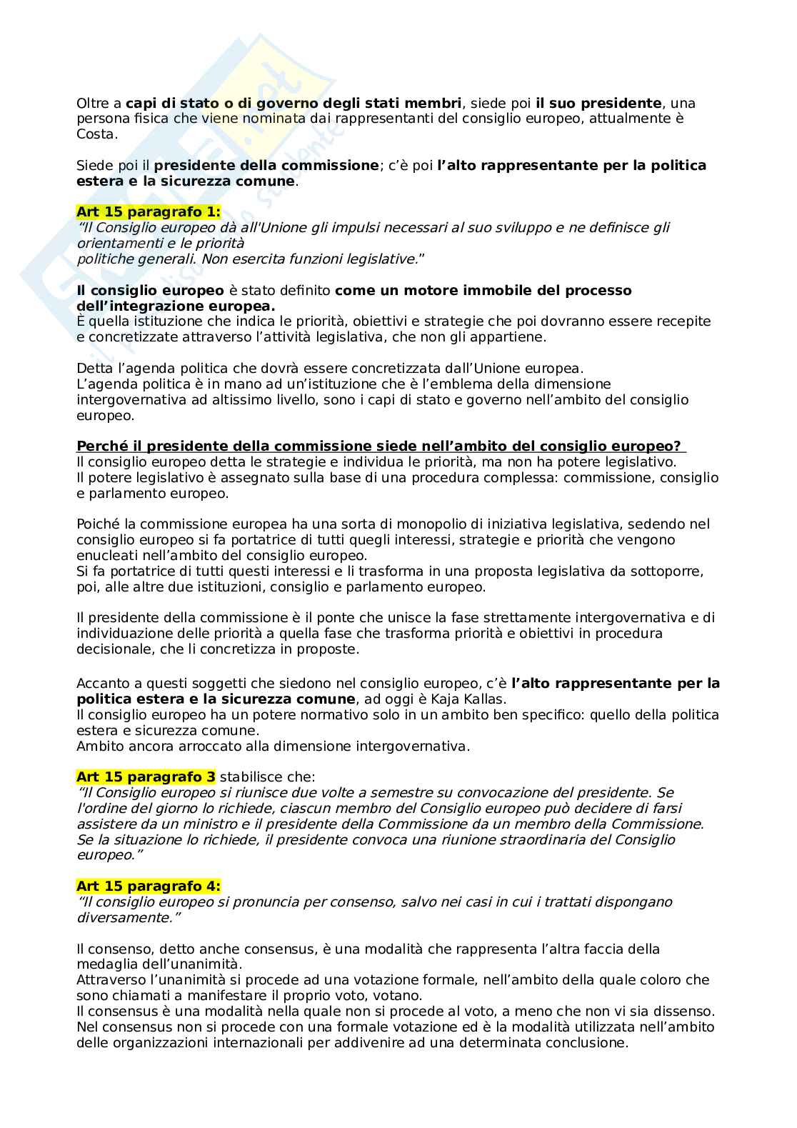 Diritto dell'Unione Europea Pag. 11