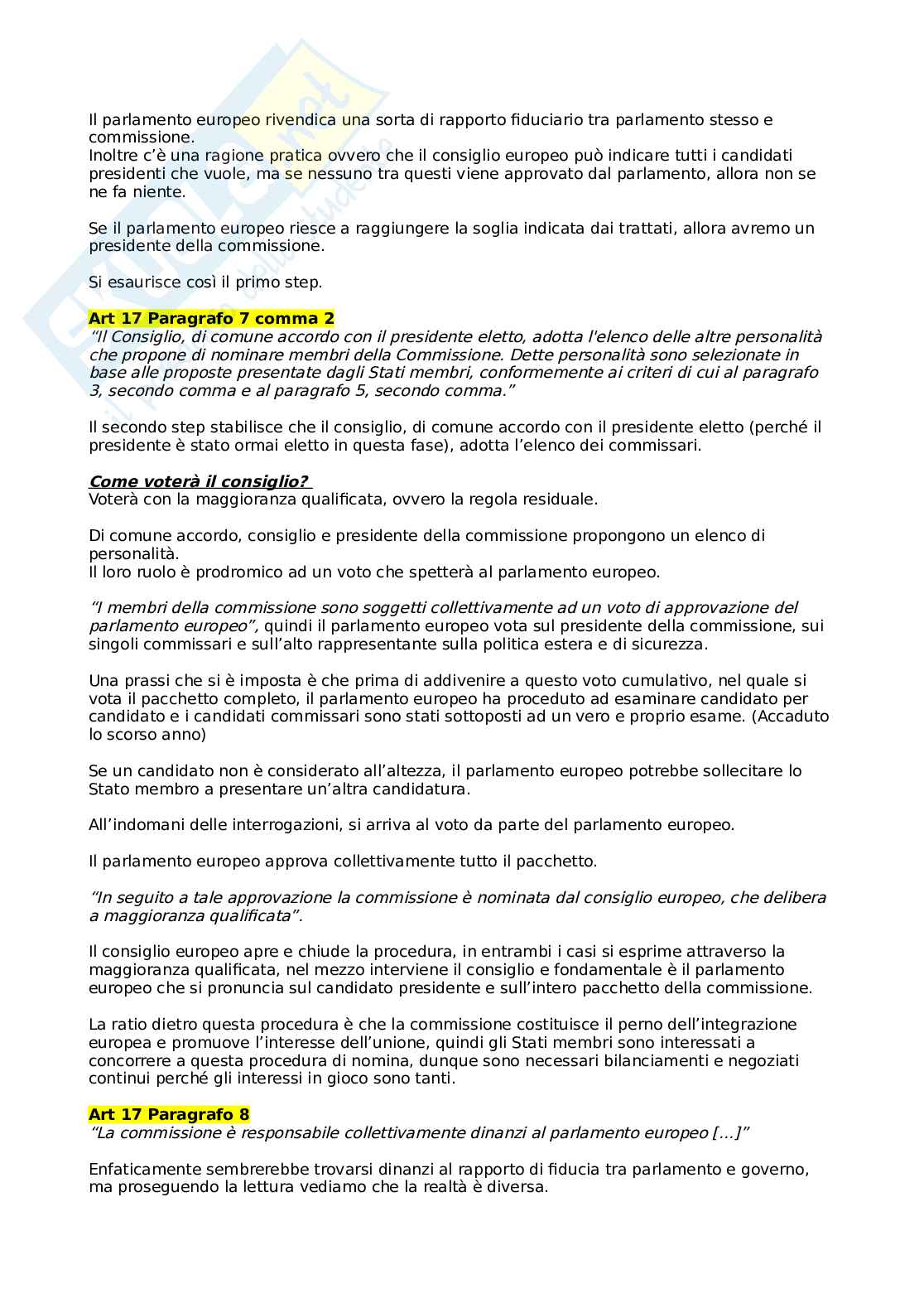 Diritto dell'Unione Europea Pag. 21