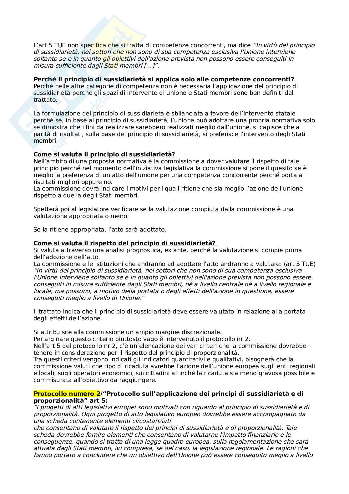 Diritto dell'Unione Europea Pag. 36