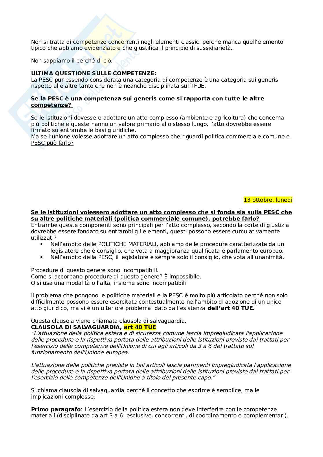 Diritto dell'Unione Europea Pag. 41