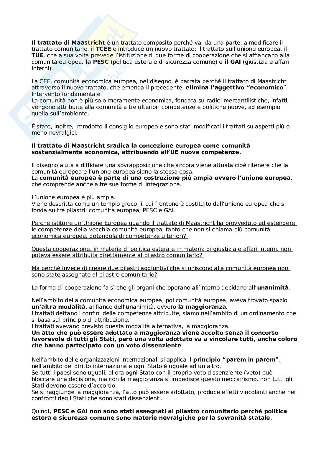 Diritto dell'Unione Europea Pag. 6