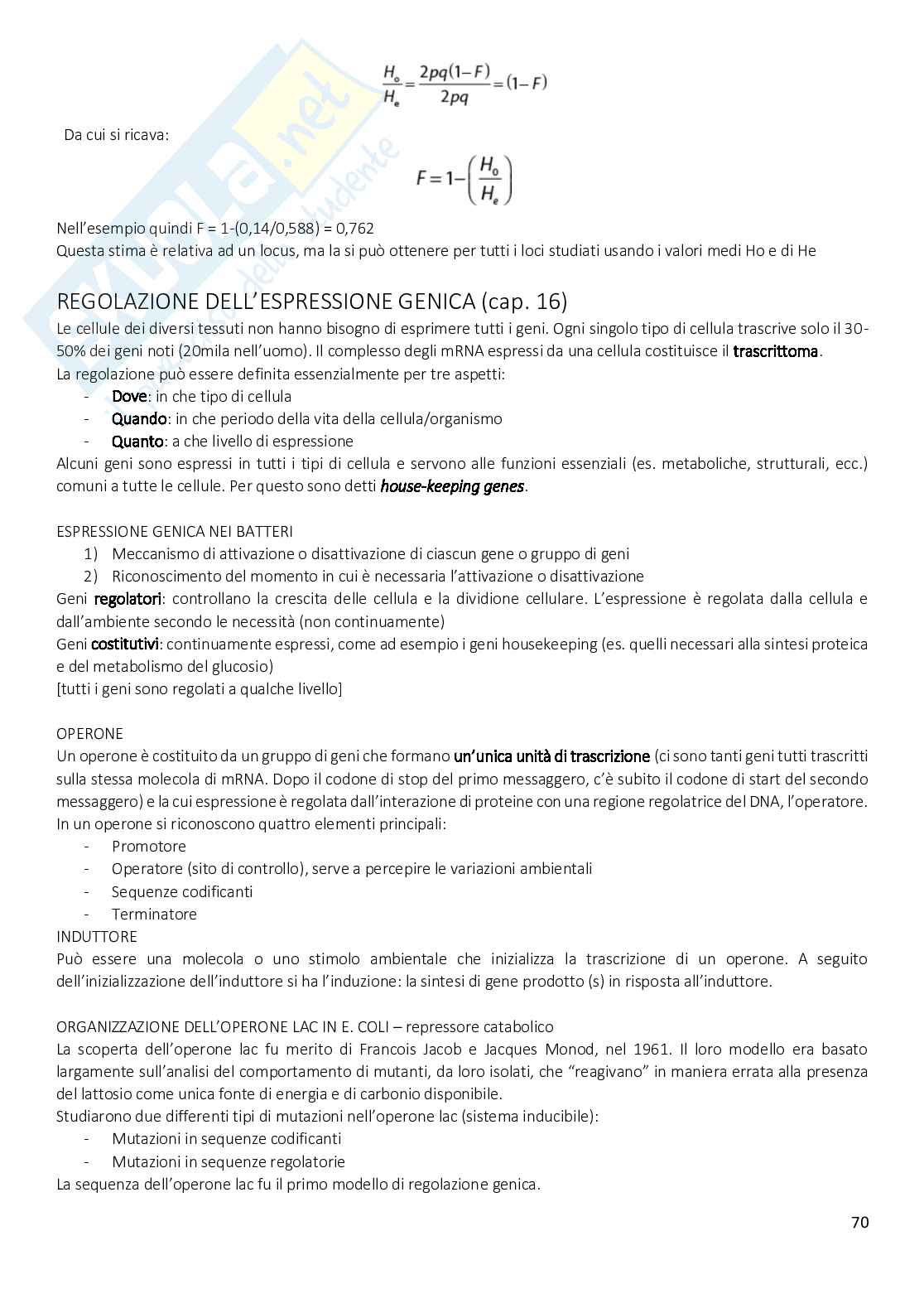 Domande di Genetica Pag. 71