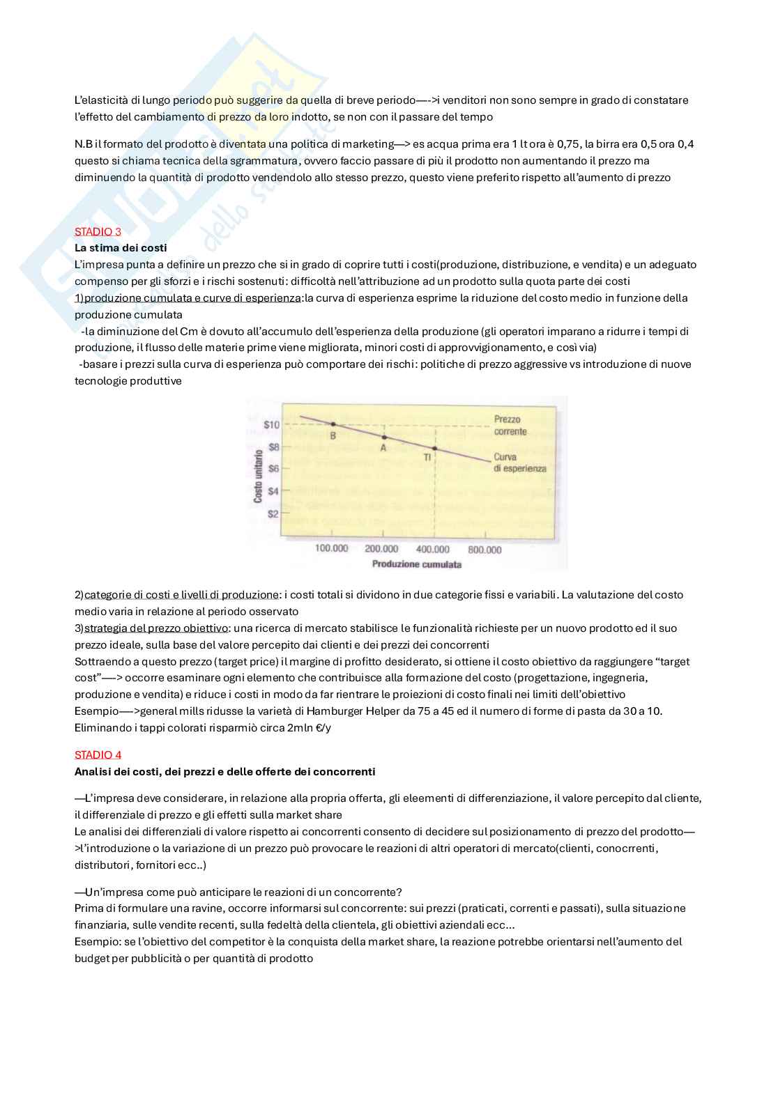 Secondo parziale di Marketing Pag. 6