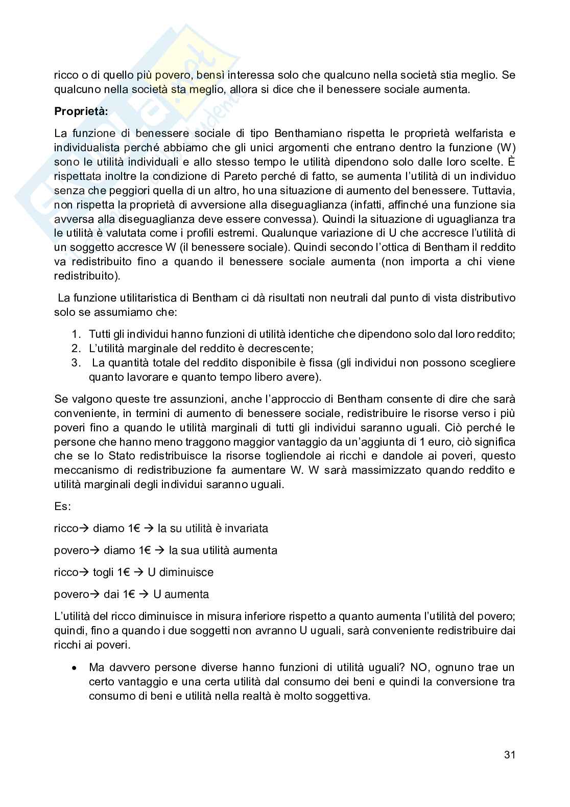 Appunti di Scienza delle finanze Pag. 31