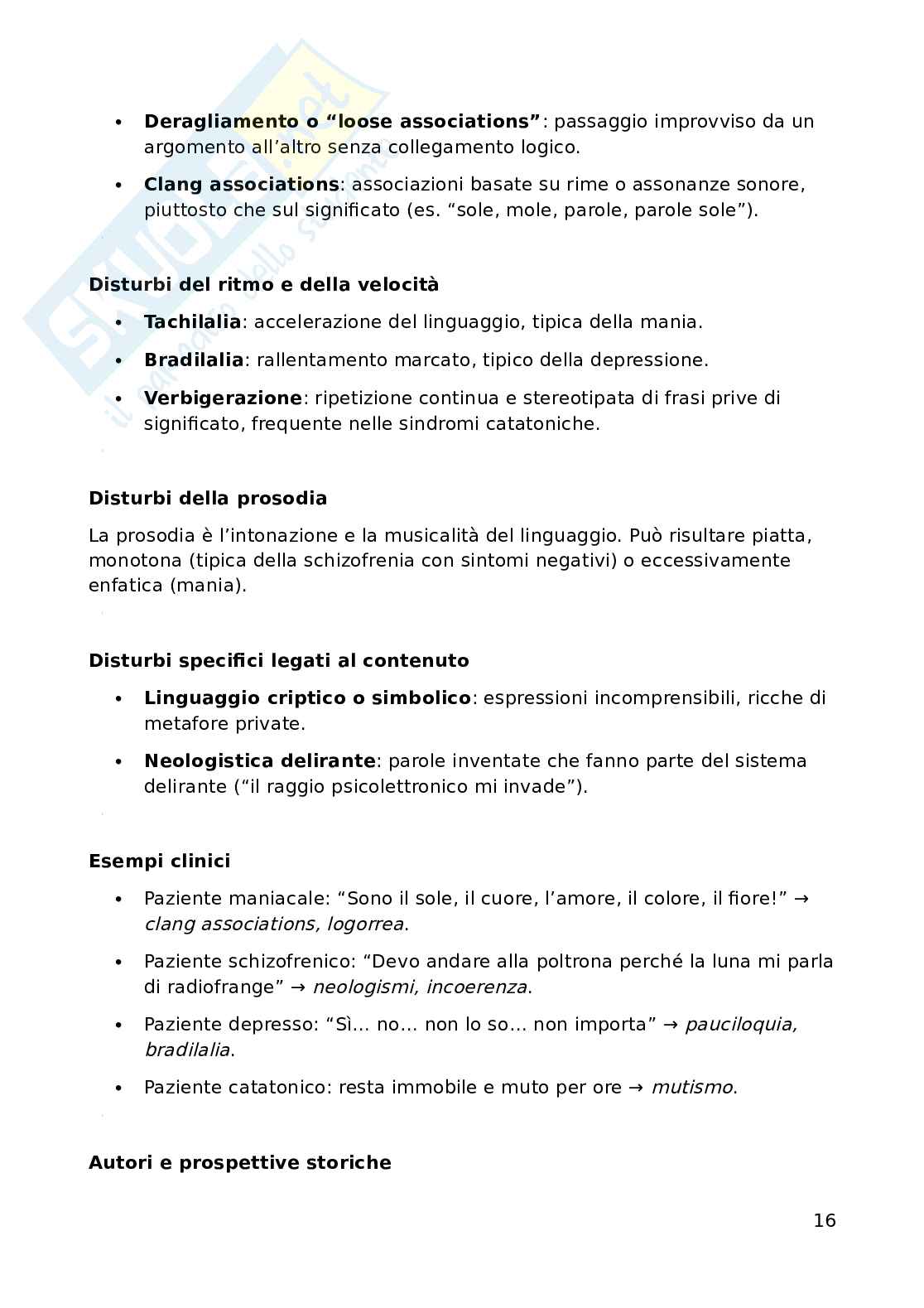 Riassunto esame Scienze psichiatriche, Prof. Di Pasquale Salvatore, libro consigliato Manuale di Psichiatria, Siracusano, Niolu Pag. 16