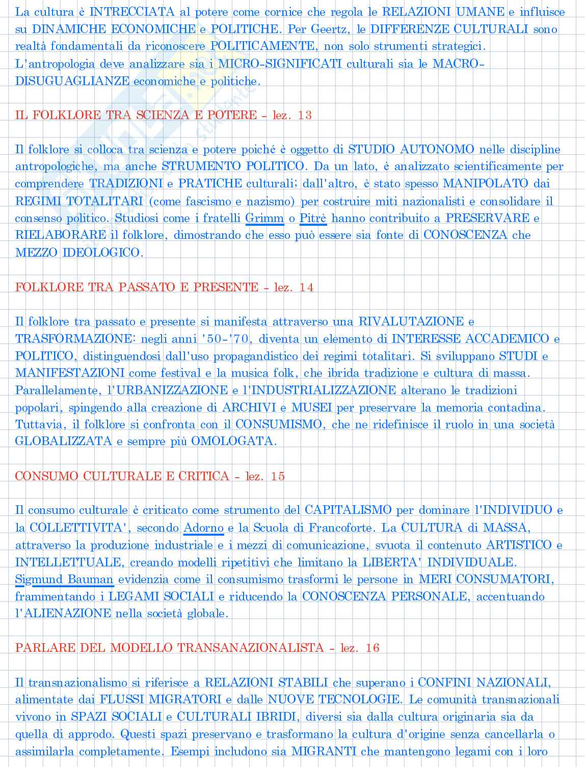 Paniere Discipline demoetnoantropologiche - Risposte aperte - aggiornato (2026) Pag. 6