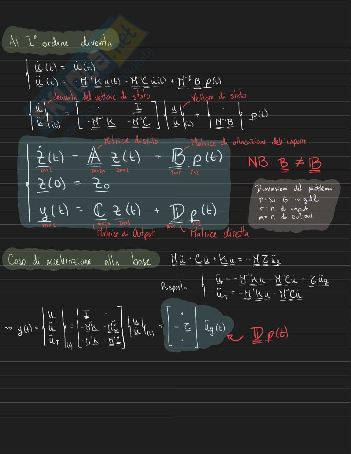 Riassunto esame Dinamica delle strutture, Prof. De Angelis Maurizio, libro consigliato Dynamics of Structures, Chopra Pag. 76