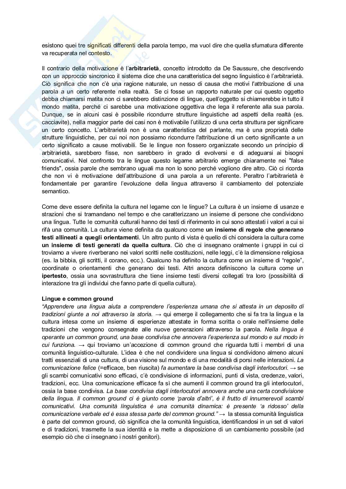 Appunti secondo semestre Linguistica generale Pag. 2