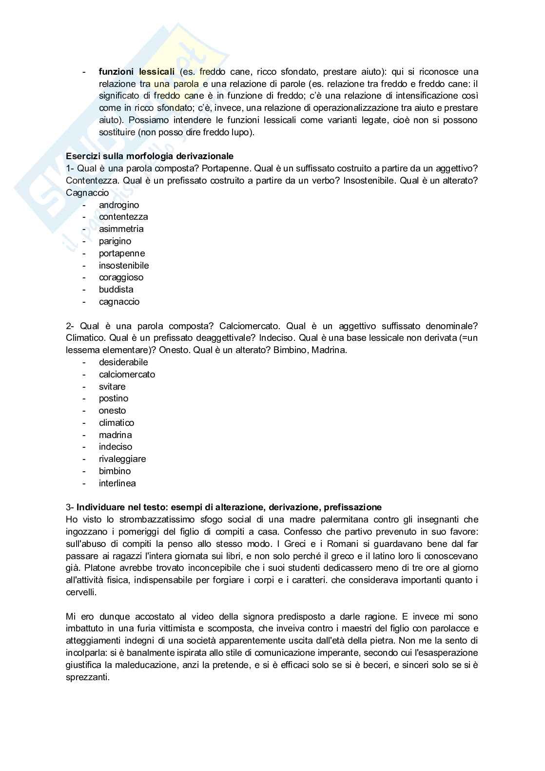 Appunti secondo semestre Linguistica generale Pag. 26