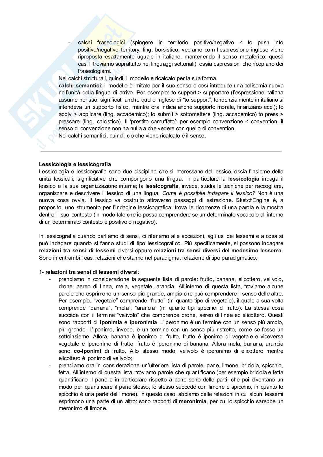 Appunti secondo semestre Linguistica generale Pag. 31
