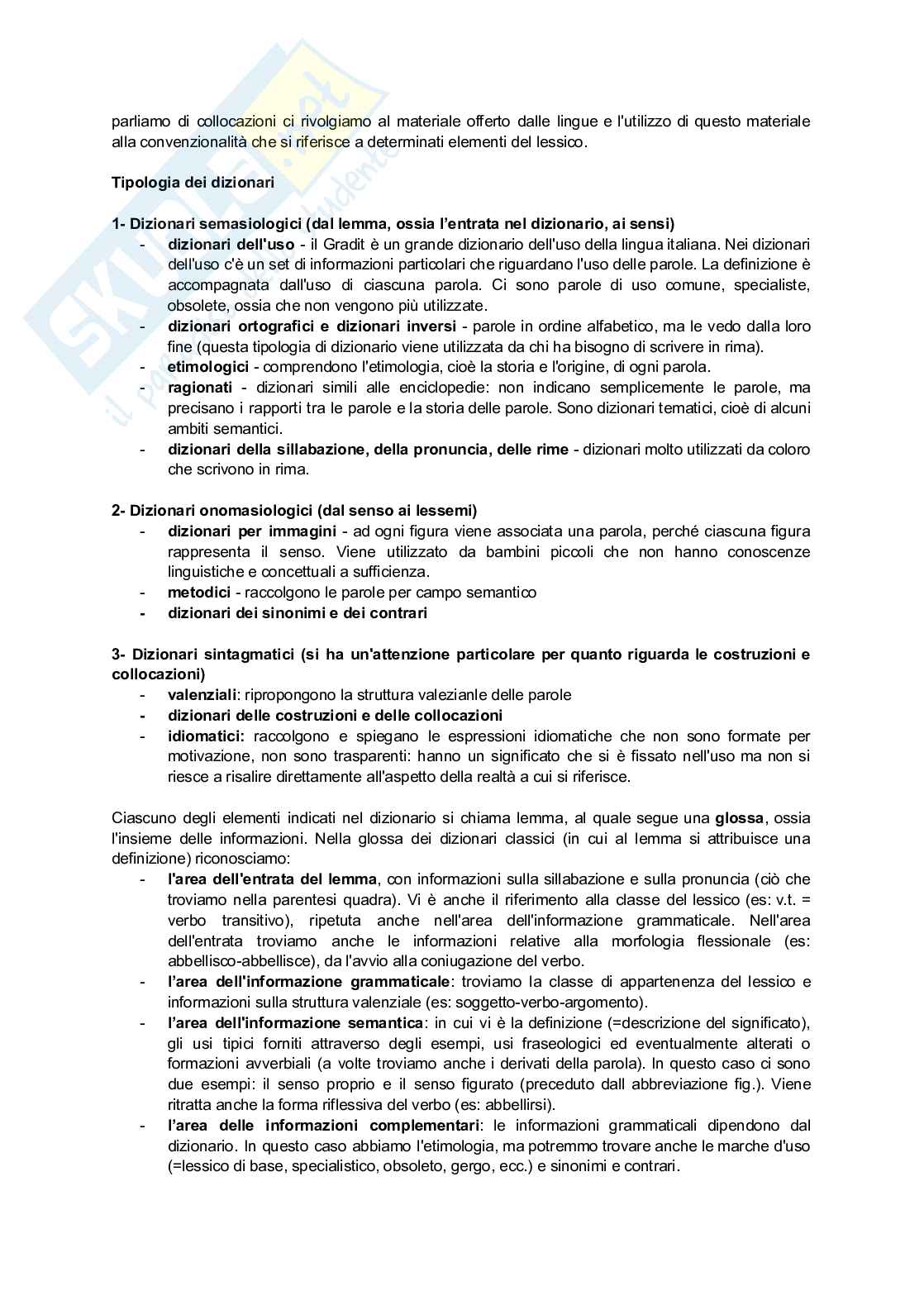 Appunti secondo semestre Linguistica generale Pag. 36