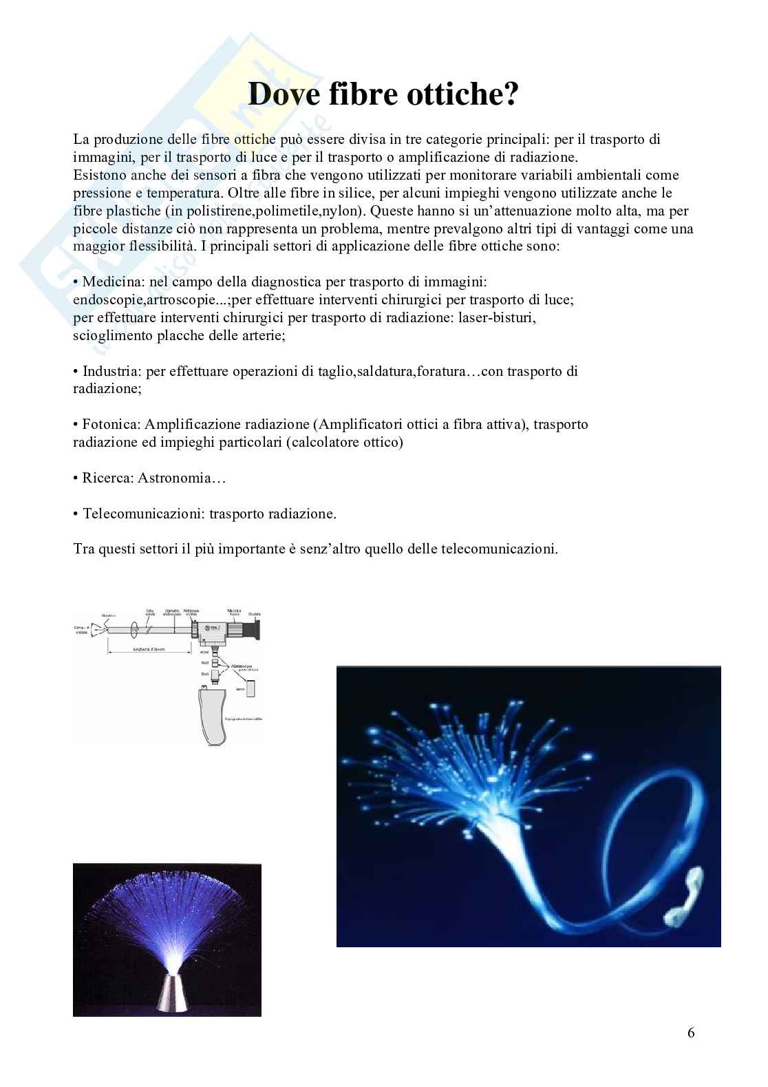 Le fibre ottiche Pag. 6