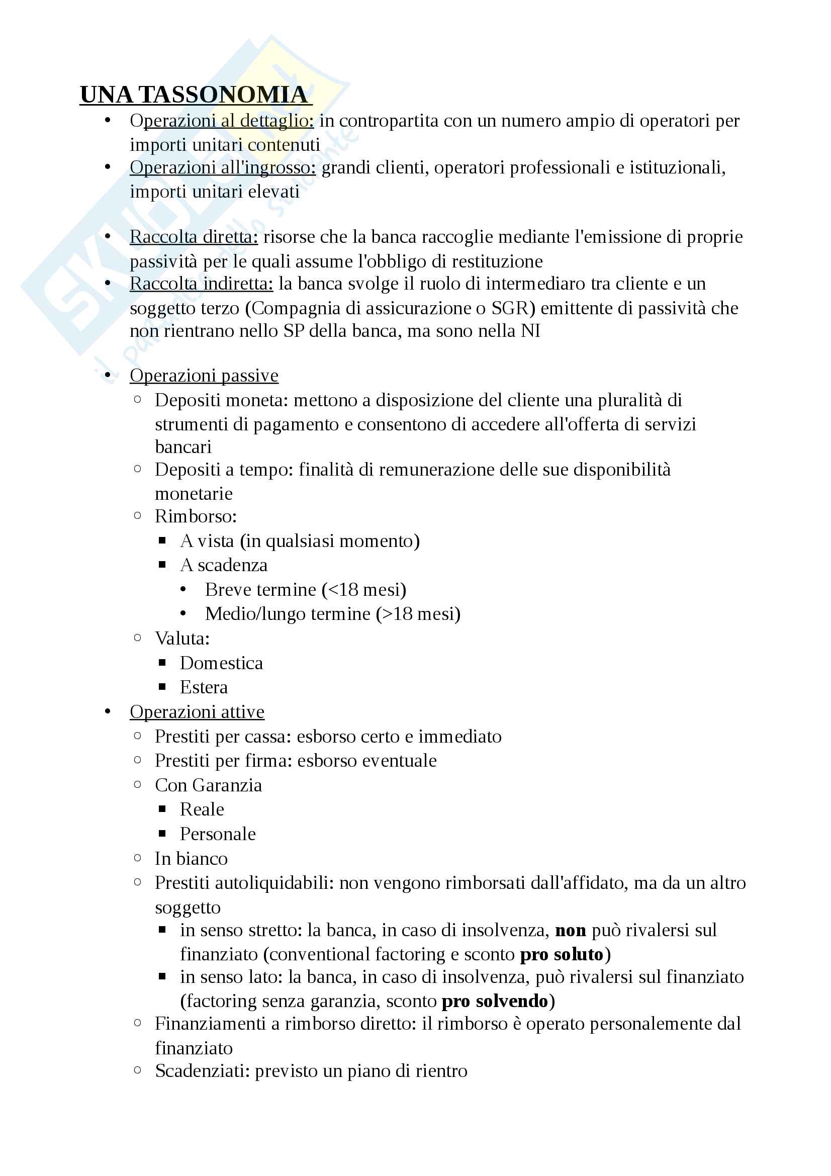 Riassunto Economia az. di Credito - 1 Parte Pag. 2