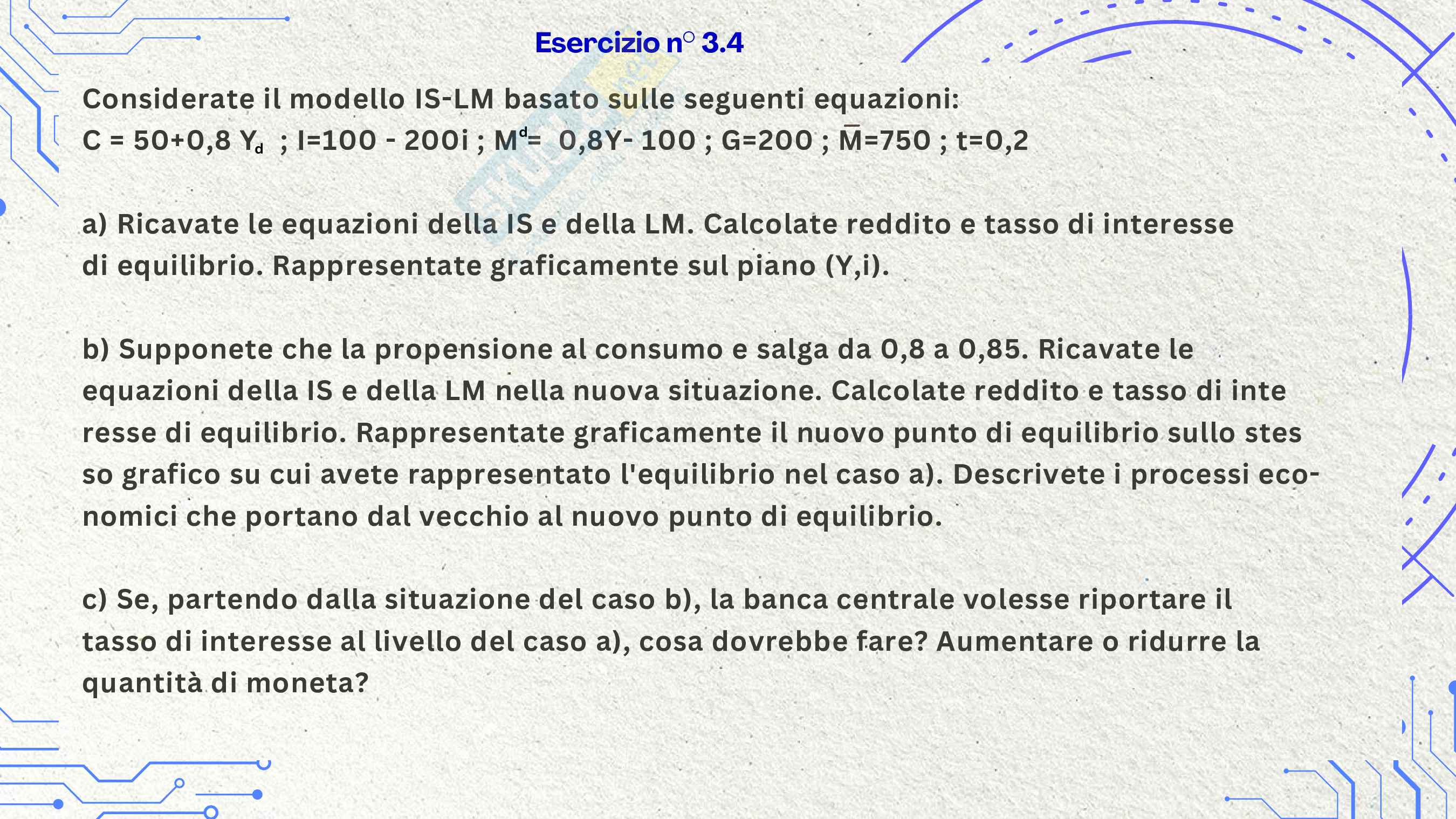 Esercitazione Macroeconomia Pag. 21