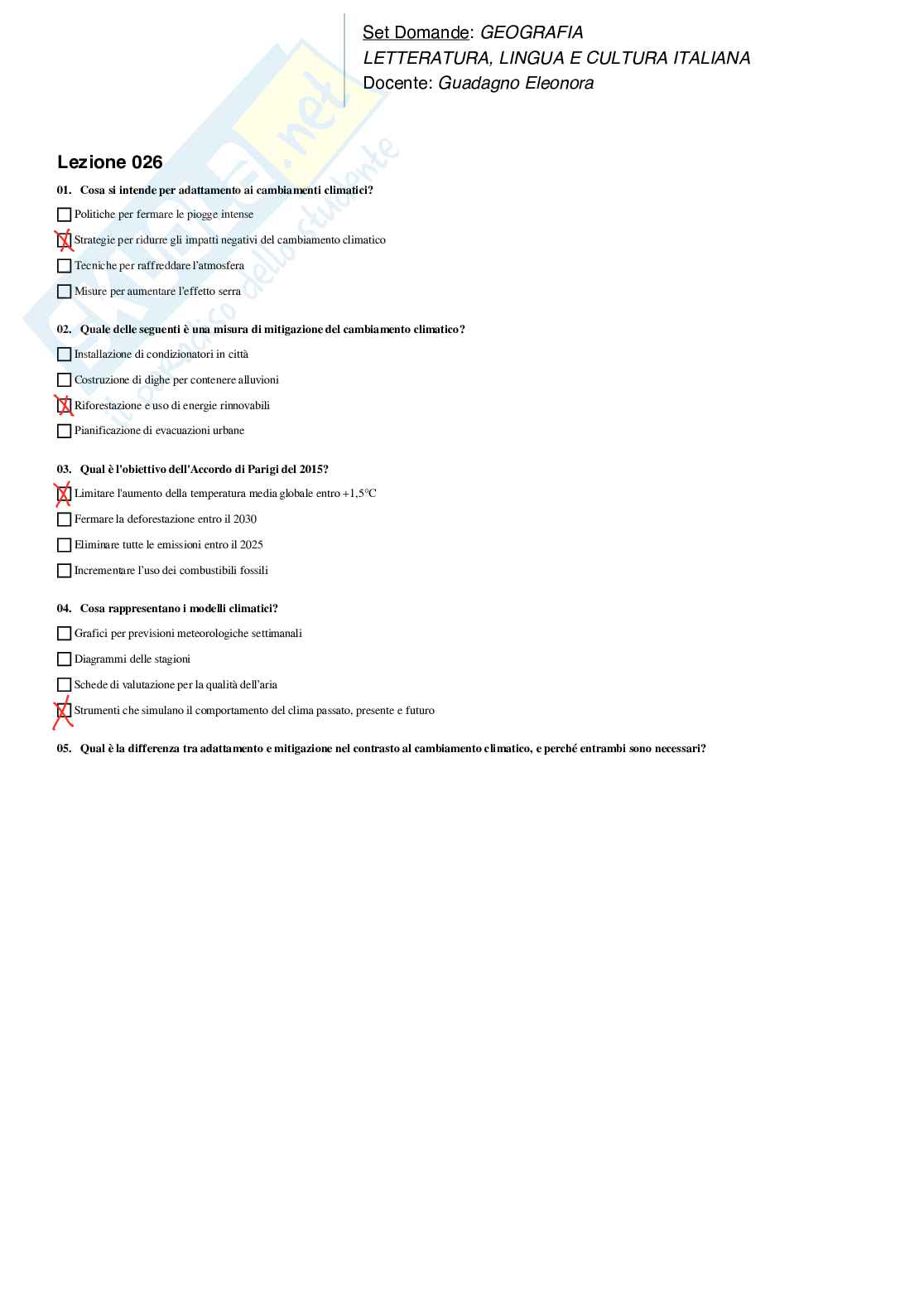 Paniere geografia, corso in filologia moderna  Pag. 26