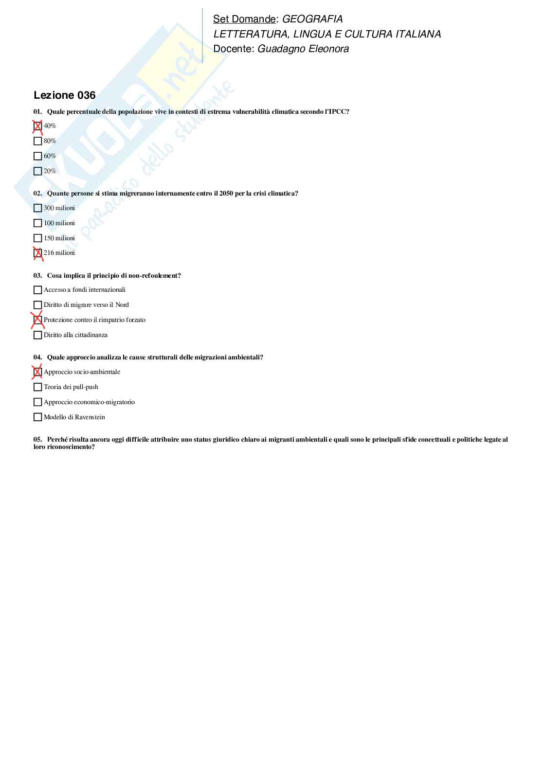 Paniere geografia, corso in filologia moderna  Pag. 36