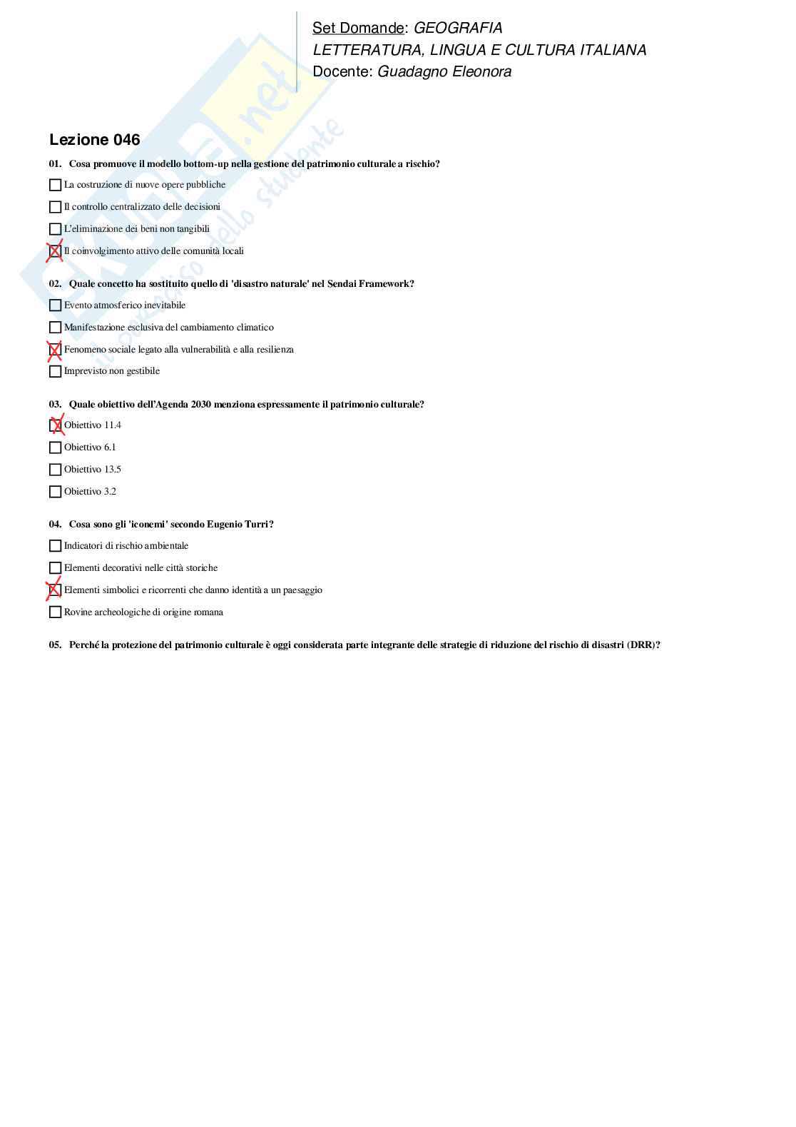 Paniere geografia, corso in filologia moderna  Pag. 46