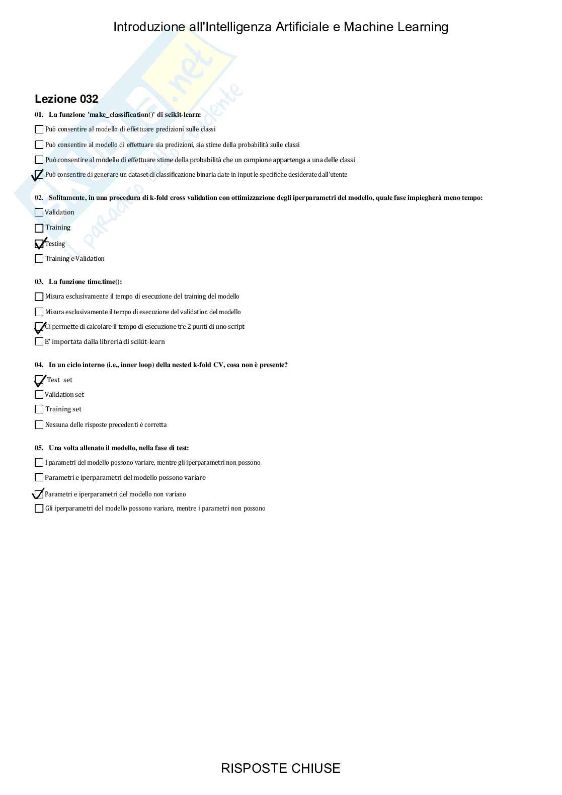 Introduzione all'intelligenza artificiale e machine learning - Paniere compilato Pag. 41