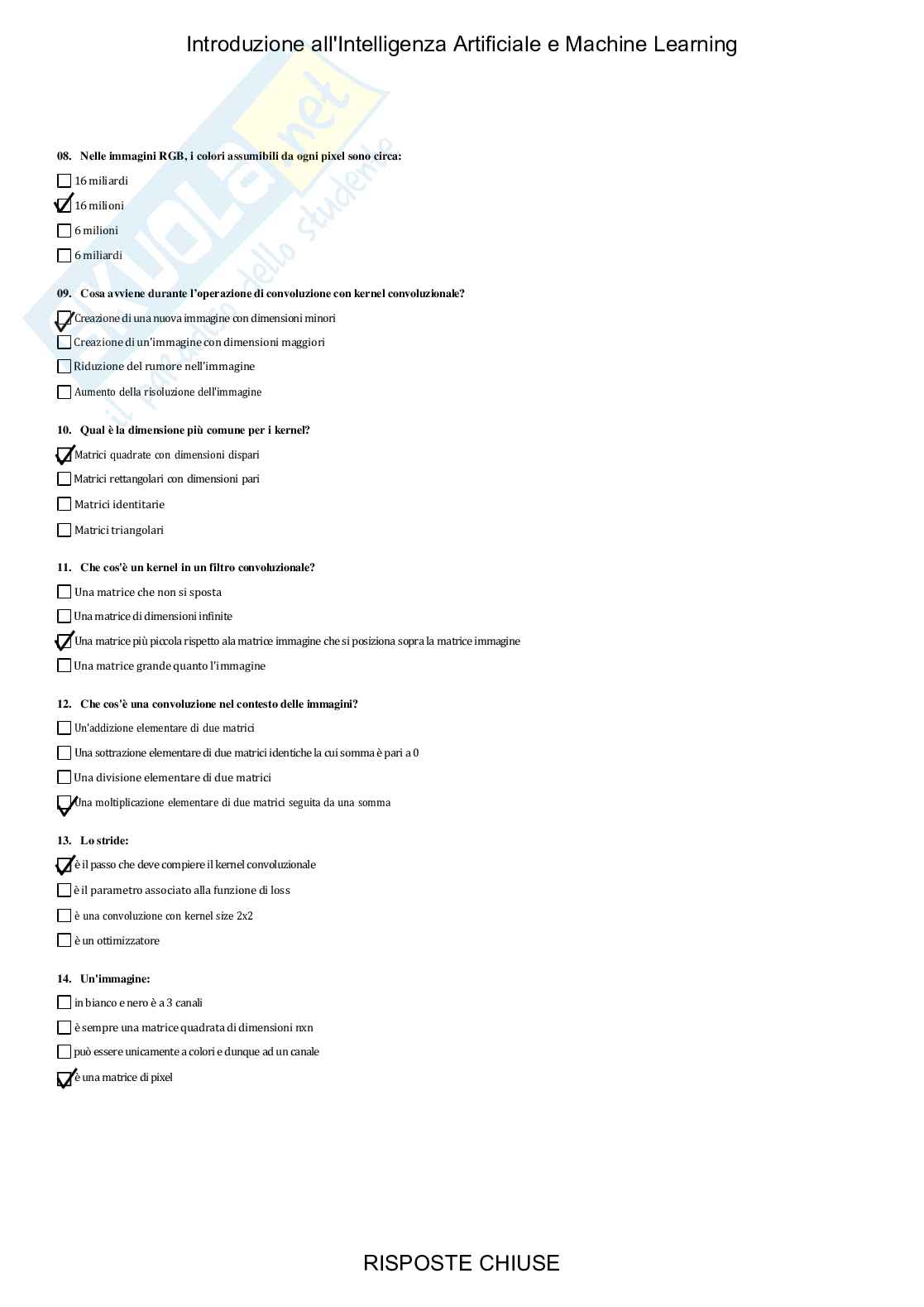 Introduzione all'intelligenza artificiale e machine learning - Paniere compilato Pag. 76