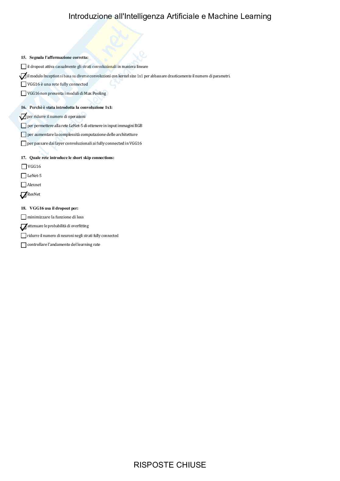 Introduzione all'intelligenza artificiale e machine learning - Paniere compilato Pag. 86