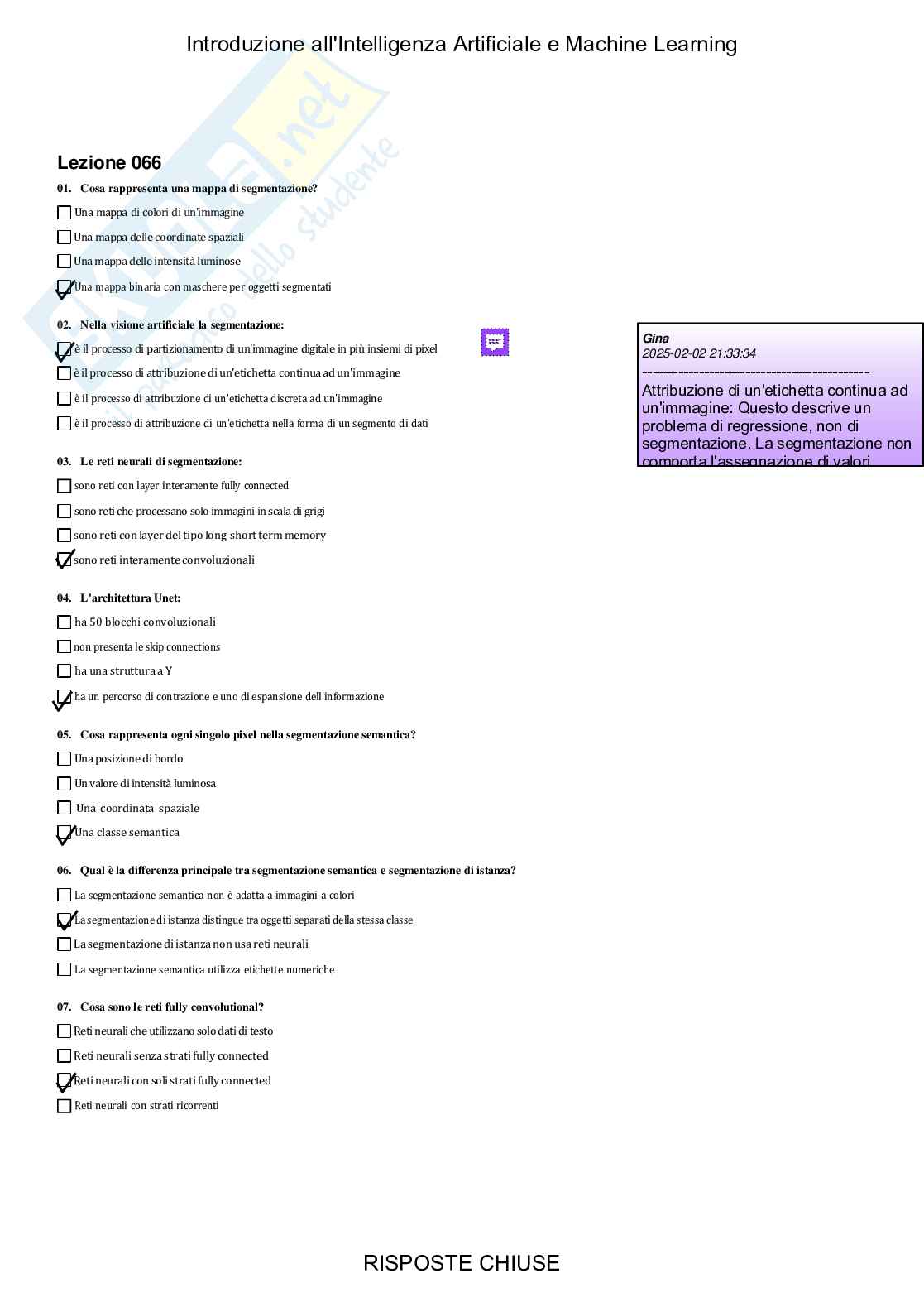 Introduzione all'intelligenza artificiale e machine learning - Paniere compilato Pag. 91