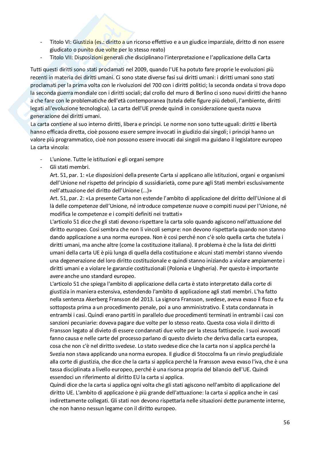 Appunti del corso di Diritto dell'Unione Europea Pag. 56