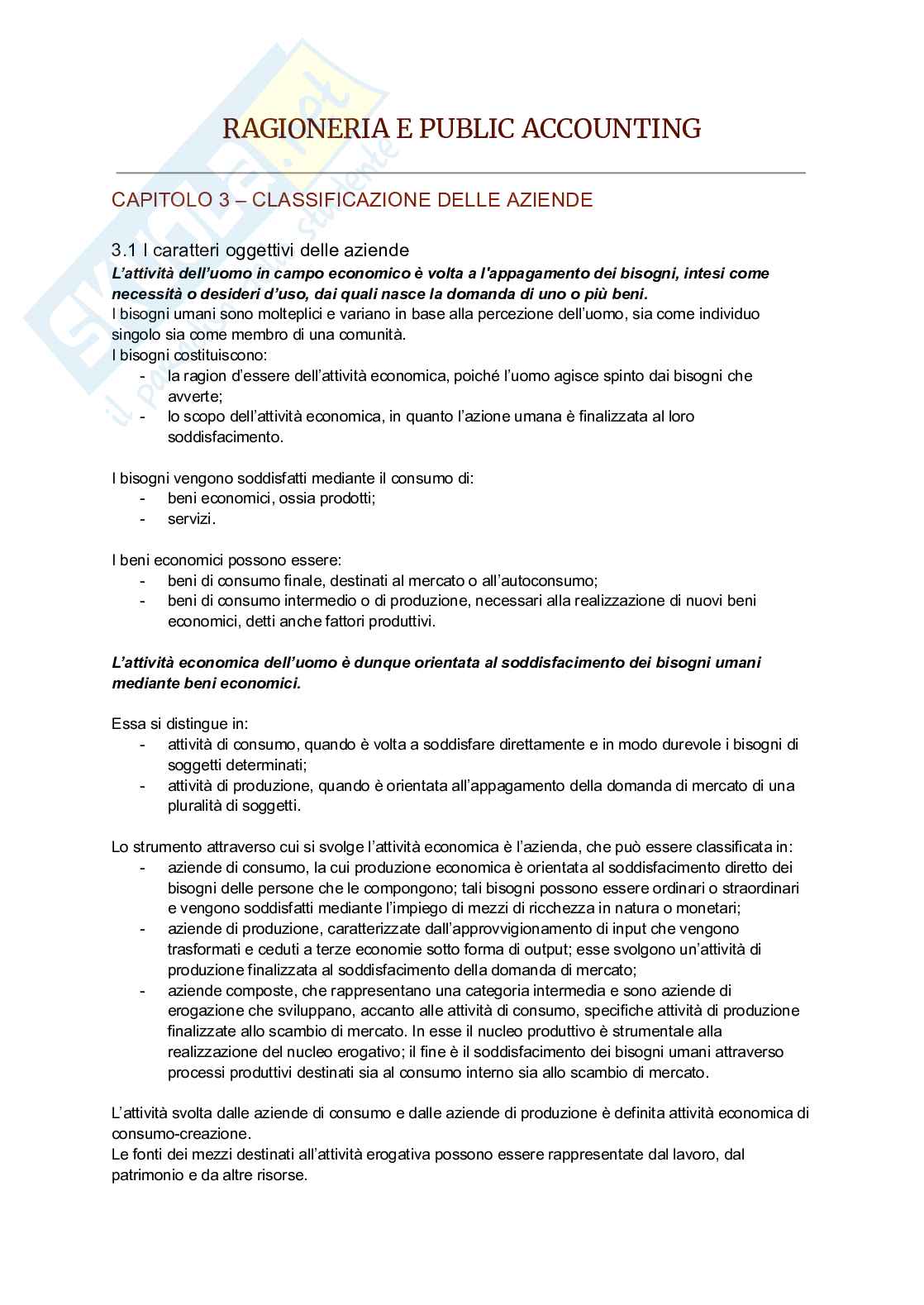 Ragioneria e public accounting Pag. 1