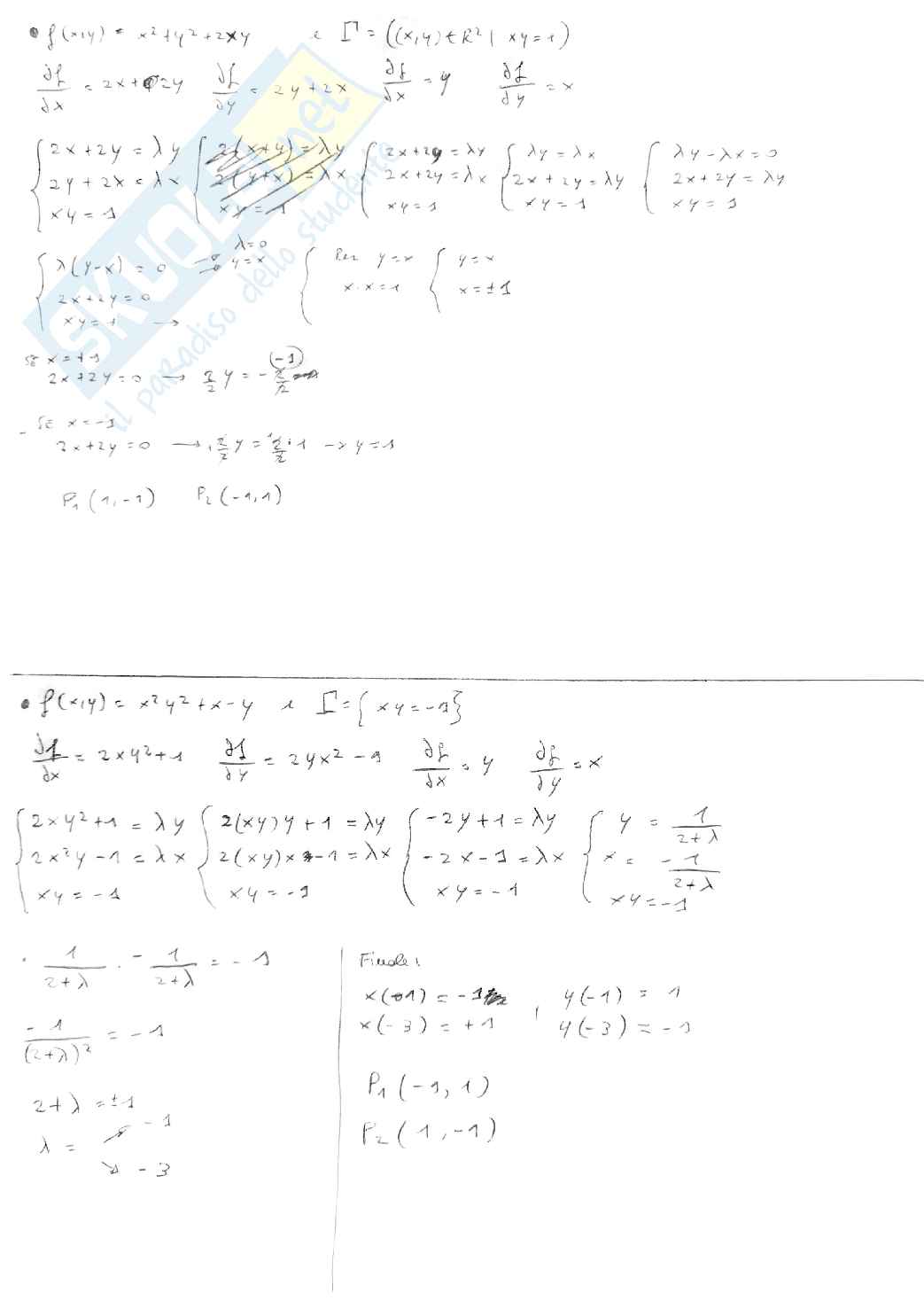 Matematica applicata Pag. 41